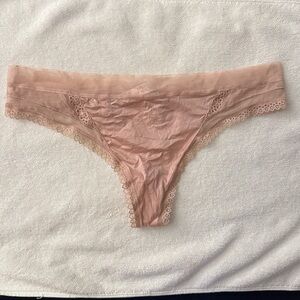 Victoria's Secret Soft Pink Lace Panty